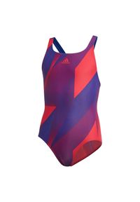 Adidas - Strój do pływania dla dzieci adidas Girls Graphic GE2068. Materiał: materiał, elastan, nylon. Wzór: kolorowy #1
