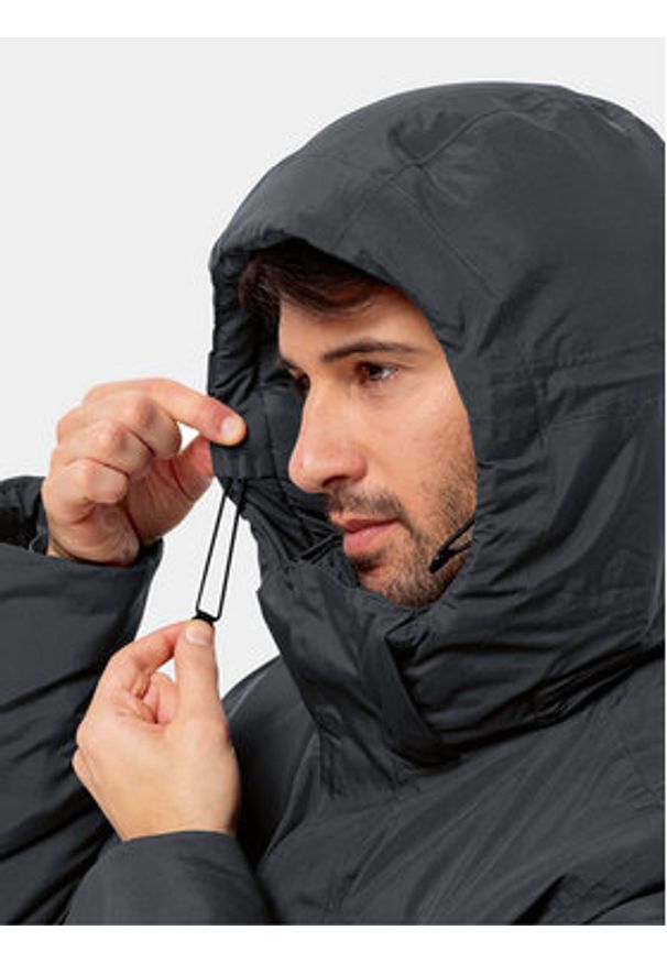 Jack Wolfskin Kurtka zimowa Textor Utility Jkt 1116101 Czarny Regular Fit. Kolor: czarny. Materiał: syntetyk. Sezon: zima