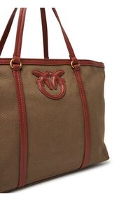 Pinko - PINKO Torebka Miranda Shopper Classic PE 25 PLTT 104714 A2G2 Khaki. Kolor: brązowy