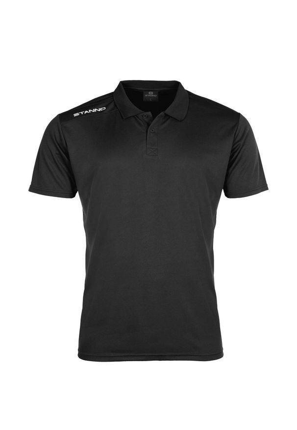 STANNO - Koszulka polo dla dzieci Stanno Field. Typ kołnierza: polo. Kolor: czarny. Styl: klasyczny