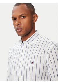 TOMMY HILFIGER - Tommy Hilfiger Koszula Performance MW0MW43430 Niebieski jasny Slim Fit. Kolor: niebieski. Materiał: syntetyk #3