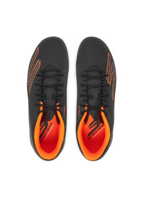 skechers - Skechers Buty do piłki nożnej Academy Ic 252128 BKOR Czarny. Kolor: czarny. Materiał: skóra