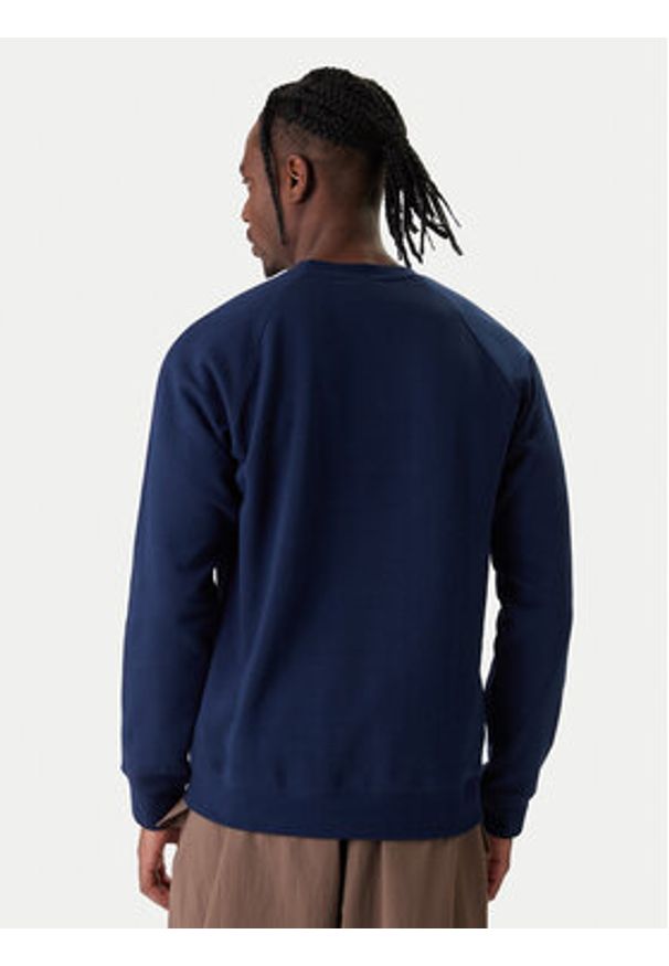 Adidas - adidas Bluza 3-Stripes KE3549 Granatowy Regular Fit. Kolor: niebieski. Materiał: bawełna