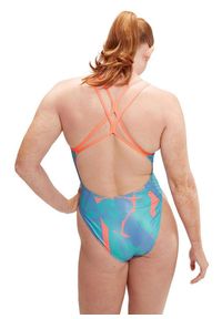 Strój Kąpielowy Speedo Digital Starback Banana Leaf – Niebieski - Rozmiar 26. Kolor: różowy, niebieski, wielokolorowy