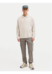 Jack & Jones Spodnie materiałowe Paul Flake 12139912 Szary Regular Fit. Kolor: szary. Materiał: bawełna #6