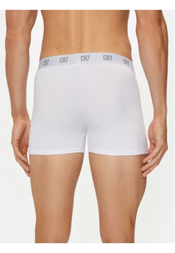 Cristiano Ronaldo CR7 Komplet 3 par bokserek Basic Trunk 3Pack 8100-49-633 Biały. Kolor: biały. Materiał: bawełna
