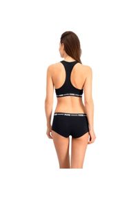 Puma - Biustonosz Sportowy Damski Racerback. Kolor: czarny