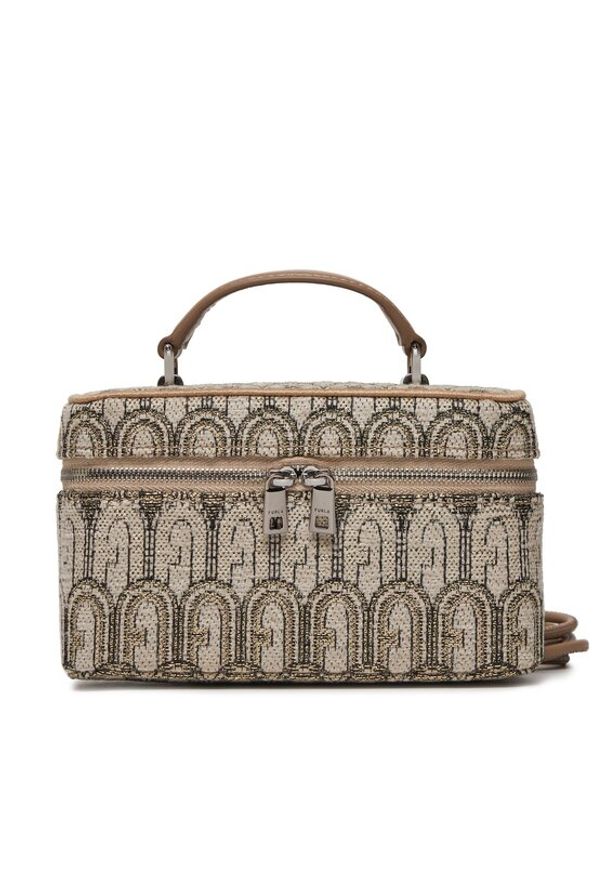 Furla Torebka Opportunity Mini Crossbo WE00500-BX0383-TG400-1057 Beżowy. Kolor: beżowy