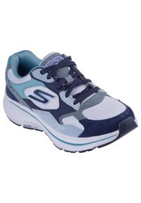 skechers - Kapcie SKECHERS GO RUN CONSISTENT 2. Niebieski. Kolor: niebieski. Materiał: syntetyk, tkanina. Sport: bieganie