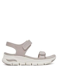 skechers - Sandały Skechers. Kolor: brązowy