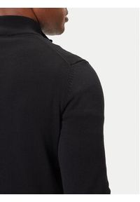 Aeronautica Militare Sweter 252MA1578UL00506 Czarny Regular Fit. Kolor: czarny. Materiał: bawełna #5