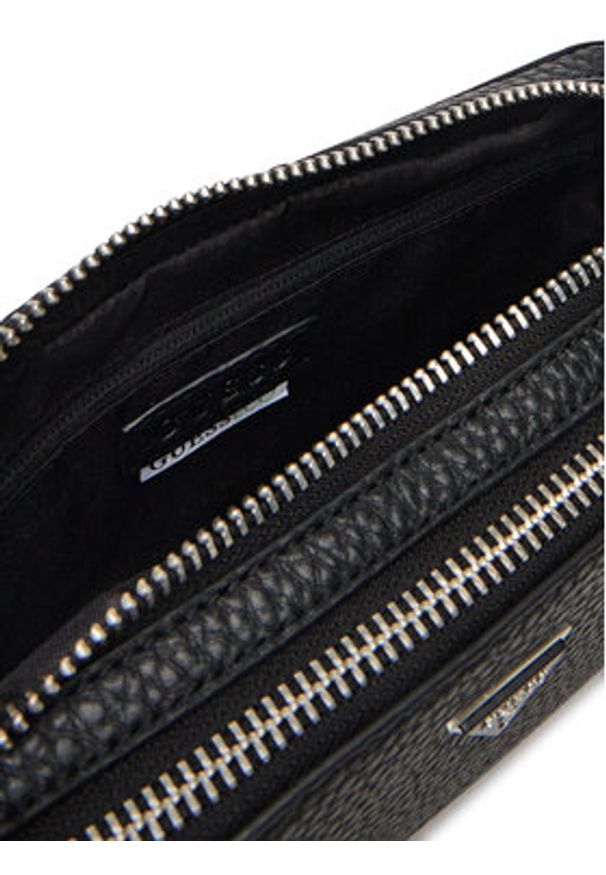 Guess Saszetka Torino HMTOGR P5229 Czarny. Kolor: czarny. Materiał: skóra