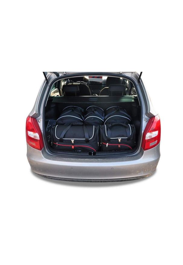 KJUST - Torby Do Bagażnika Skoda Fabia Kombi 2007-2014 5Szt Kjust. Kolor: czarny. Styl: sportowy