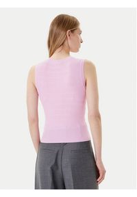 Morgan Top 252-MJILA Różowy Slim Fit. Kolor: różowy. Materiał: syntetyk