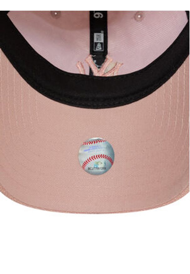 New Era Czapka z daszkiem New York Yankees Towelling 9Twenty 60595347 Różowy. Kolor: różowy. Materiał: materiał, bawełna