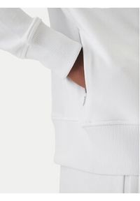 Versace Jeans Couture Bluza 80HAIT00 CF01T Biały Regular Fit. Typ kołnierza: kołnierzyk włoski. Kolor: biały. Materiał: bawełna #7