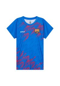 Koszulka piłkarska dla dzieci FC Barcelona. Kolor: niebieski. Materiał: poliester. Sport: piłka nożna