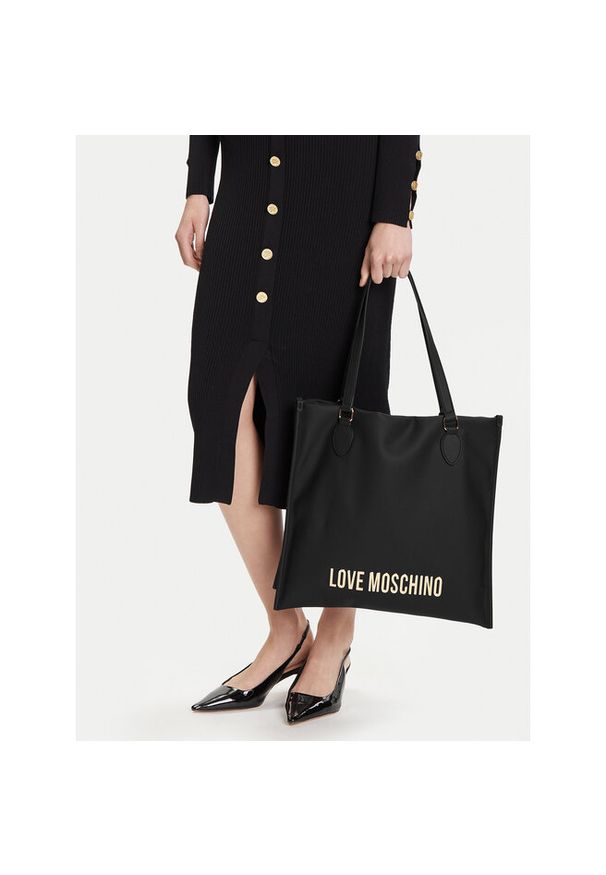 Love Moschino - Torebka LOVE MOSCHINO. Kolor: czarny