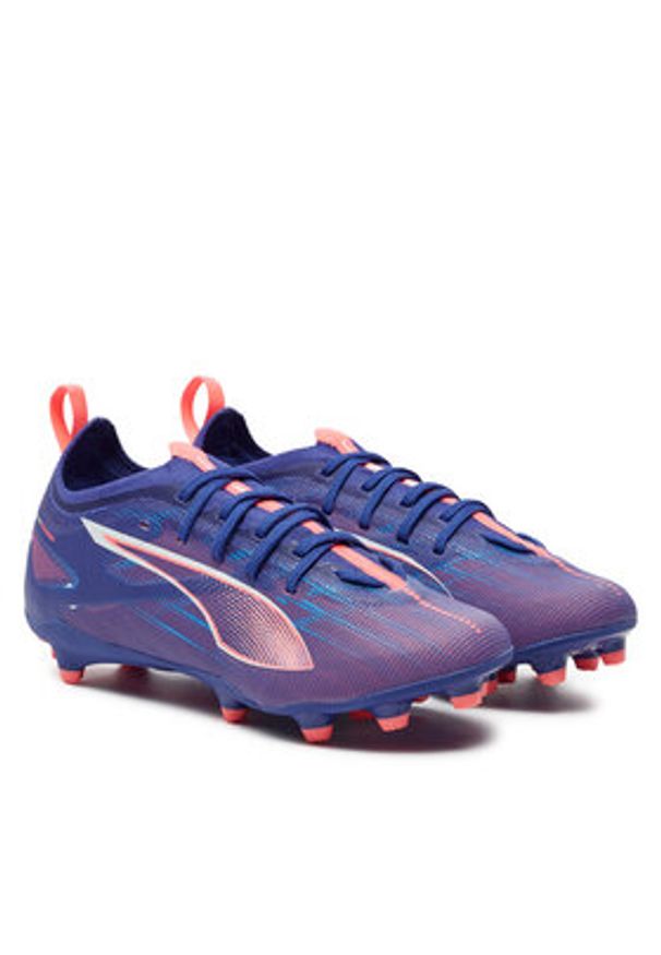 Puma Buty do piłki nożnej Ultra 5 Pro Fg/Ag 107693 01 Niebieski. Kolor: niebieski. Materiał: skóra