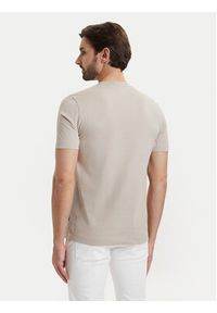 BOSS T-Shirt Thompson 01 50468347 Beżowy jasny Regular Fit. Kolor: beżowy. Materiał: bawełna #3