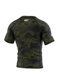 Koszulka Męska na siłownię rashguard MMA EXTREME HOBBY HAVOC. Kolor: zielony. Materiał: elastan, poliester. Długość rękawa: krótki rękaw. Długość: krótkie. Sport: fitness