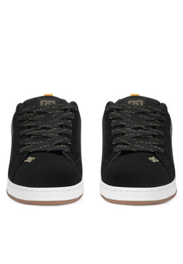 DC Shoes Sneakersy COURT GRAFFIK SQ ADYS100442-BO0 Czarny. Kolor: czarny. Materiał: skóra