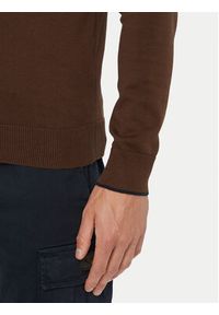 Aeronautica Militare Sweter 262MA1670UL00506 Brązowy Regular Fit. Kolor: brązowy. Materiał: bawełna #2
