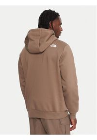 The North Face Bluza Simple Dome NF0A89FC Brązowy Regular Fit. Kolor: brązowy. Materiał: syntetyk #3