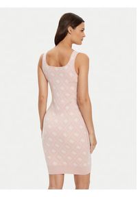 Guess Sukienka dzianinowa W4BK98 Z3JD2 Różowy Bodycon Fit. Kolor: różowy. Materiał: syntetyk. Typ sukienki: bodycon