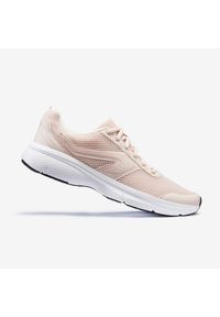 KALENJI - Buty do biegania damskie Kalenji Run Cushion. Kolor: różowy. Materiał: materiał, kauczuk. Sport: bieganie #1