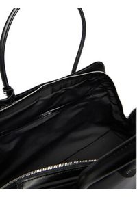 Calvin Klein Torebka Emblem Trio Large Work Bag LV04F3368G Czarny. Kolor: czarny. Materiał: skórzane #4