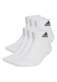 Adidas - Thin and Light Sportswear Ankle Socks 6 Pairs. Kolor: czarny, biały, wielokolorowy. Materiał: materiał, nylon, poliester, bawełna, elastan. Sport: bieganie