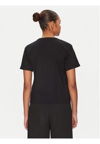 Morgan T-Shirt 251-DOUTI Czarny Regular Fit. Kolor: czarny. Materiał: bawełna