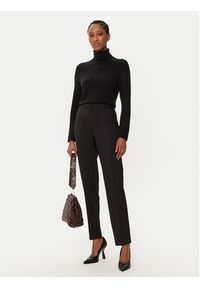 BOSS Chinosy Tiluna 50535203 Czarny Slim Fit. Kolor: czarny. Materiał: syntetyk