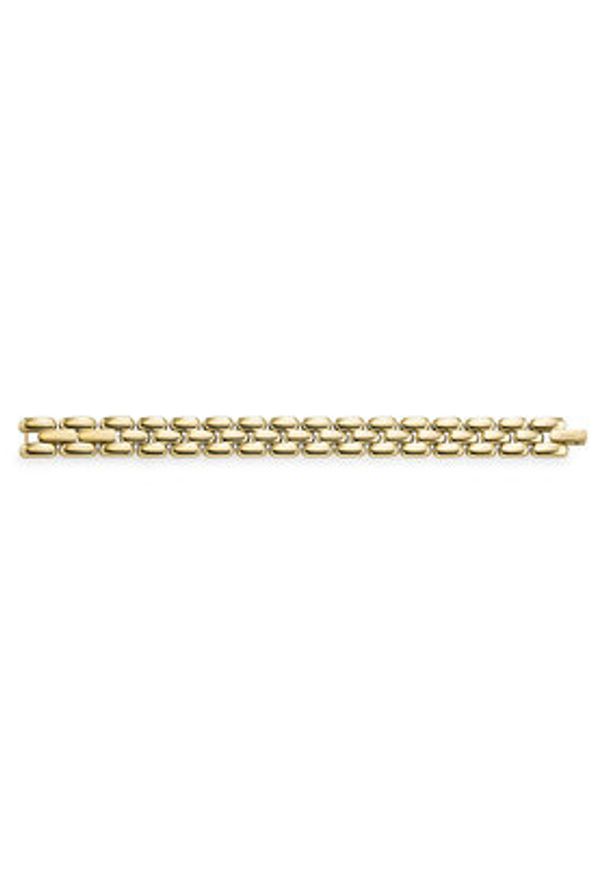 Fossil Bransoletka Arden JF04784710 Złoty. Materiał: metalowe. Kolor: złoty