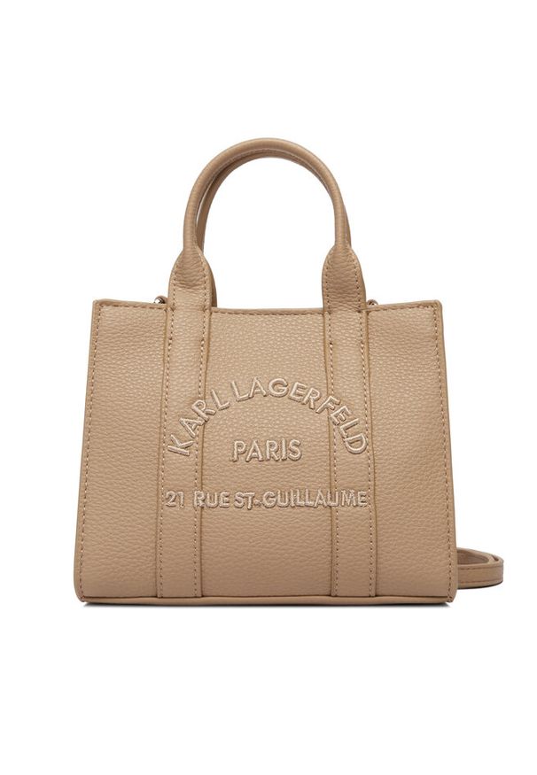 Karl Lagerfeld - Torebka KARL LAGERFELD. Kolor: brązowy