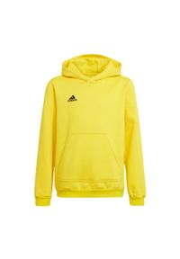 Adidas - Bluza piłkarska dla dzieci adidas Entrada 22 Hoody. Kolor: wielokolorowy, czarny, żółty. Sport: piłka nożna #1