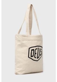 Deus Ex Machina torebka bawełniana kolor beżowy. Kolor: beżowy #5
