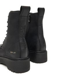 Replay - REPLAY Trapery Luisa GWL63 .000.C0086S Czarny. Kolor: czarny. Materiał: skóra #2