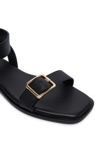 BOSS Sandały Charlize 50563332 Czarny. Kolor: czarny. Materiał: skóra #3