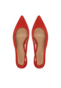 Lauren Ralph Lauren - LAUREN RALPH LAUREN Czółenka 802959263005 Czerwony. Kolor: czerwony. Materiał: zamsz, skóra #2