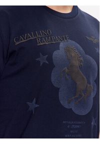 Aeronautica Militare T-Shirt 231TS2123J607 Granatowy Regular Fit. Kolor: niebieski. Materiał: bawełna