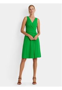 Lauren Ralph Lauren Sukienka koktajlowa 250865006017 Zielony Regular Fit. Kolor: zielony. Materiał: syntetyk. Styl: wizytowy