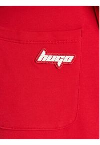 Hugo - HUGO Spodnie dresowe Norata_B 50542564 Czerwony Baggy Fit. Kolor: czerwony. Materiał: bawełna