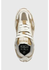 Mercer Amsterdam sneakersy The Re-Run kolor złoty ME233002. Nosek buta: okrągły. Kolor: złoty. Materiał: materiał, guma. Sport: bieganie #3