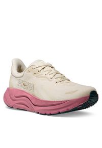 HOKA - Hoka Buty do biegania Arahi 8 1168691 Écru. Kolor: kremowy. Materiał: materiał #3