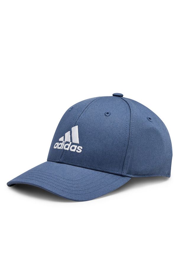 Adidas - Czapka z daszkiem adidas. Kolor: niebieski