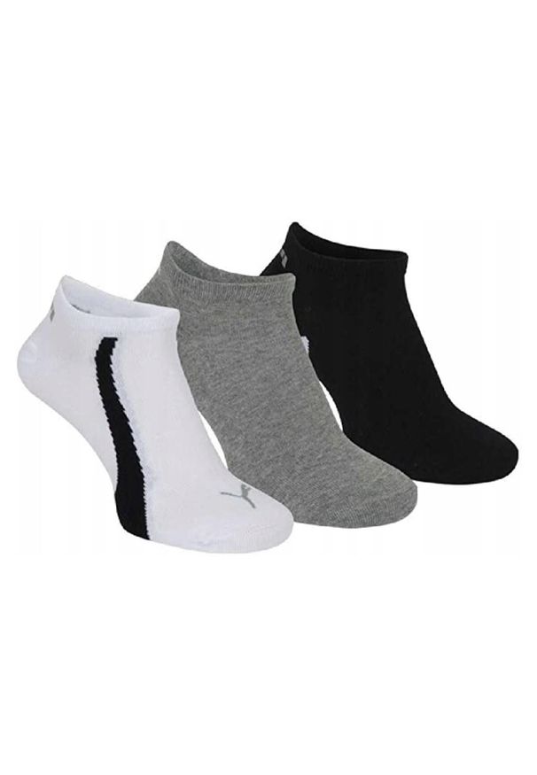 Puma - Skarpety Lifestylowe Unisex Dla Dorosłych (zestaw 3 Sztuk). Kolor: czarny, szary, biały, wielokolorowy. Sport: tenis