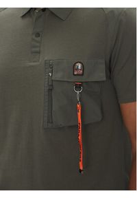 Parajumpers Polo Rescue 25SMPMPORE10 Zielony Regular Fit. Typ kołnierza: polo. Kolor: zielony. Materiał: bawełna #4