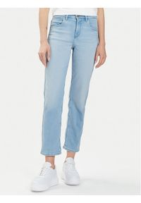 Wrangler Jeansy Love Letters 112350946 205232 Niebieski Straight Leg. Kolor: niebieski